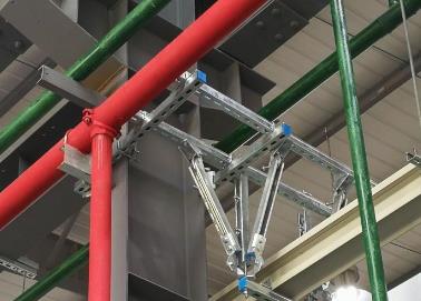 海门该抗震支架的整体式支吊架结构协调性好